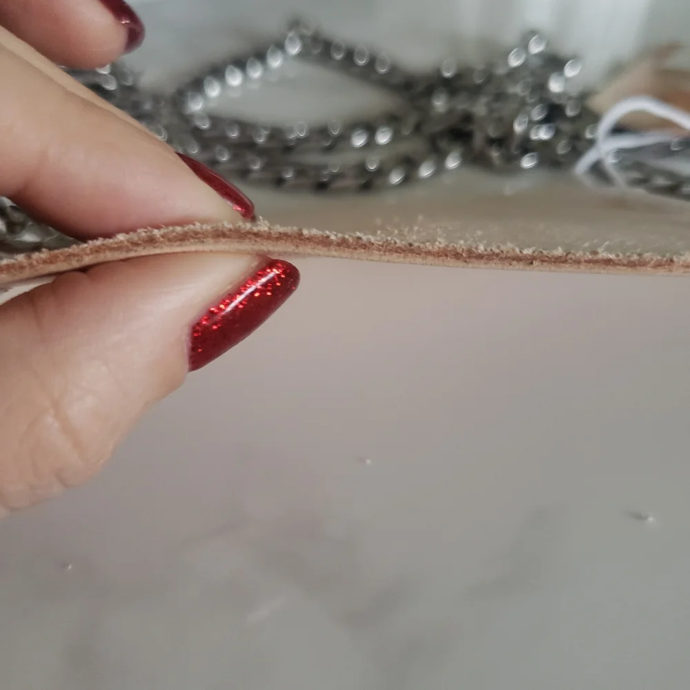 Leather Wallet insert with chain - Picture 7 of 10